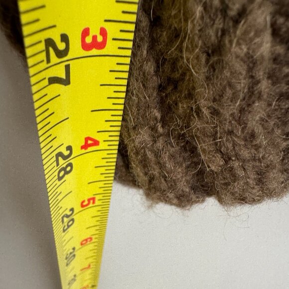 Aerie Boyfriend Crewneck Chunky Alpaca Wool Blend Sweater Olive Green Size Small - Picture 4 of 8